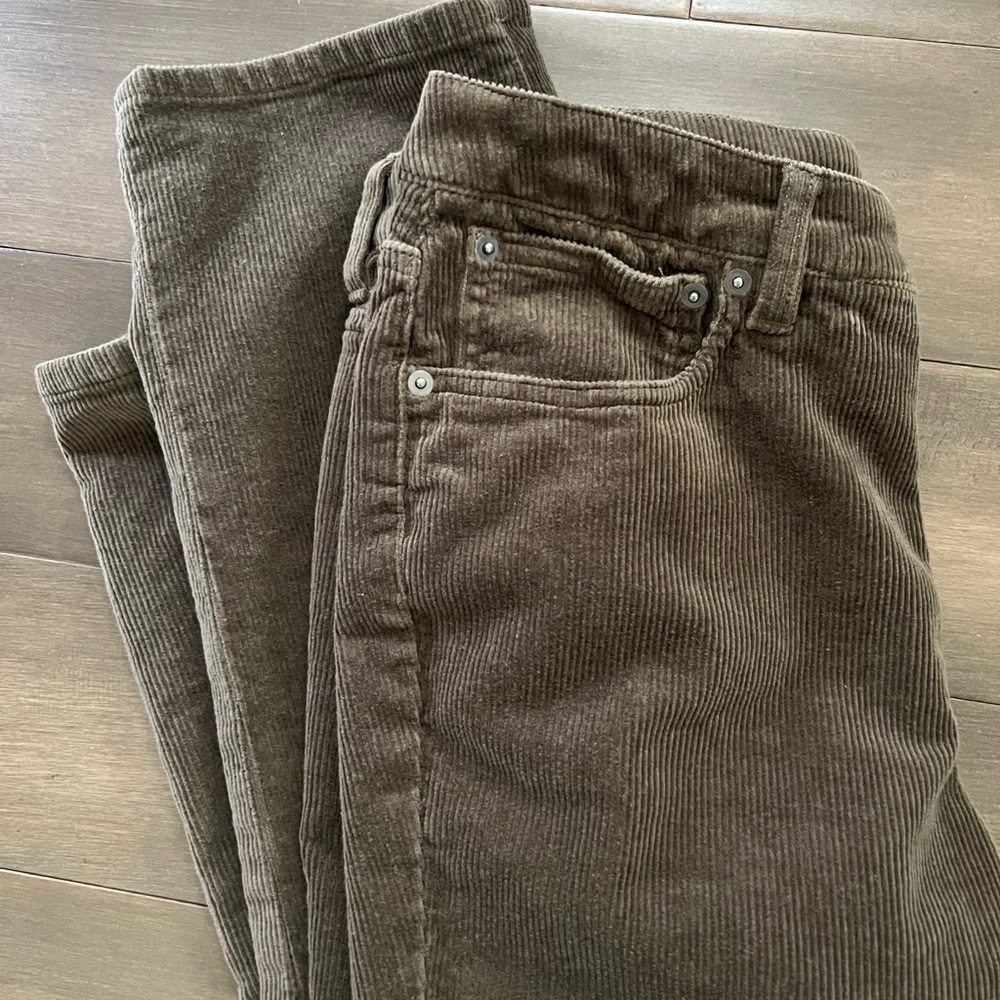 Quince Organic Stretch Corduroy Straight Leg Pants 4